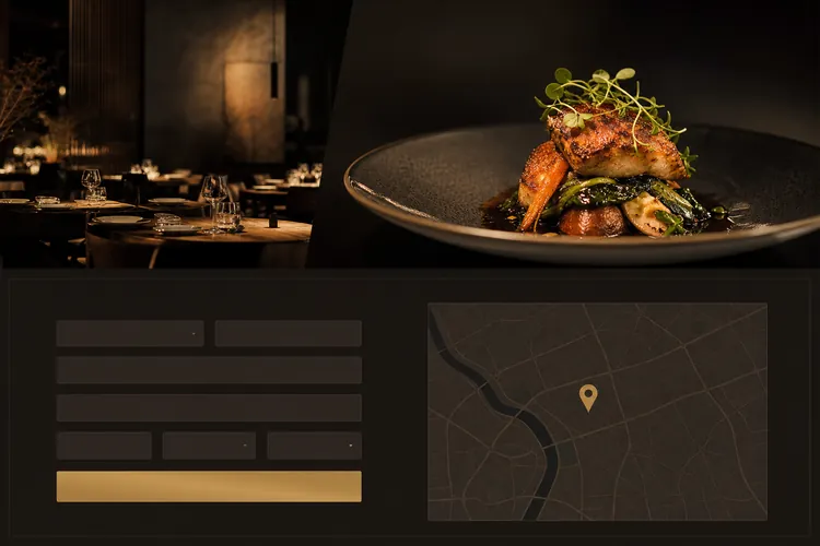Restaurant promo page example built by Next Level Marketing Firm